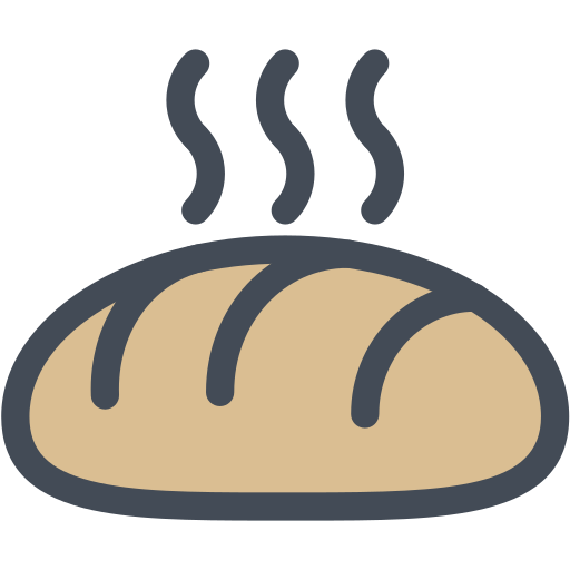 Baguette, bread, bread loaf, food, toast icon